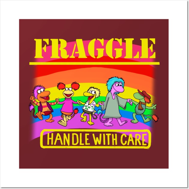 Fraggle handle with care Wall Art by wolfmanjaq